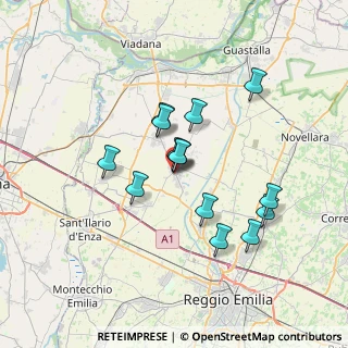 Mappa Via XX Settembre, 42024 Castelnovo di Sotto RE, Italia (5.83571)