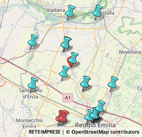 Mappa Via XX Settembre, 42024 Castelnovo di Sotto RE, Italia (9.633)