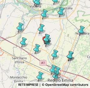 Mappa Via XX Settembre, 42024 Castelnovo di Sotto RE, Italia (8.789)