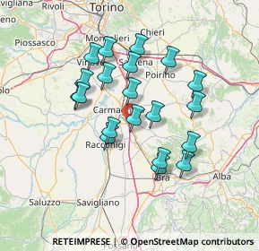 Mappa E717, 12030 Carmagnola TO, Italia (12.372)