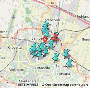 Mappa Via Giacomo Chiesi, 43122 Parma PR, Italia (1.31529)
