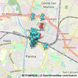 Mappa Via Giacomo Chiesi, 43122 Parma PR, Italia (0.512)