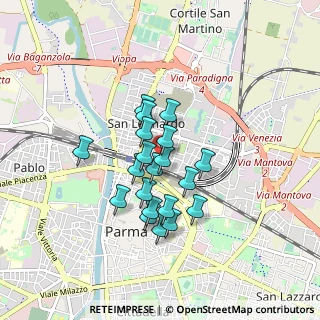 Mappa Via G. Chiesi, 43122 Parma PR, Italia (0.6635)