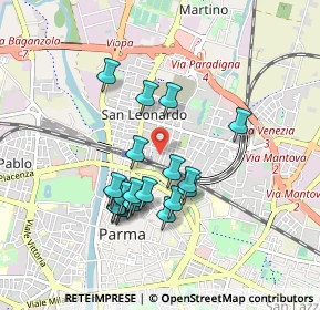 Mappa Via Bergamo, 43122 Parma PR, Italia (0.798)