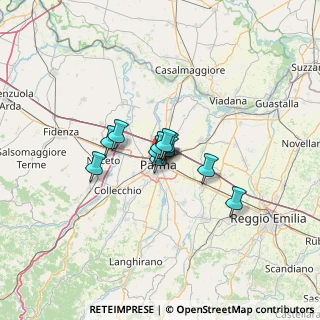 Mappa Via Giacomo Chiesi, 43122 Parma PR, Italia (7.06727)