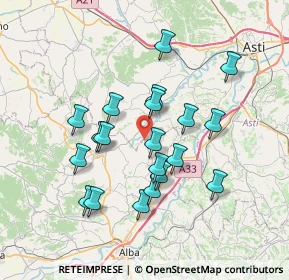 Mappa Via Serra Costa, 12040 Priocca CN, Italia (6.5705)