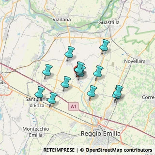 Mappa Via della Conciliazione, 42024 Castelnovo di Sotto RE, Italia (5.73385)