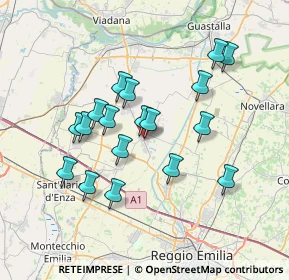 Mappa Viale Sant'Andrea, 42024 Castelnovo di Sotto RE, Italia (6.53667)