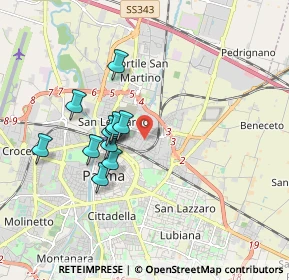 Mappa Via Henry Bedarida, 43122 Parma PR, Italia (1.53455)