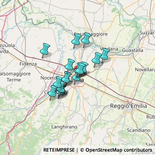 Mappa Via Henry Bedarida, 43122 Parma PR, Italia (9.35944)