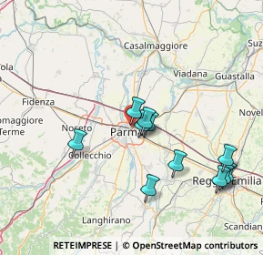 Mappa Via Henry Bedarida, 43122 Parma PR, Italia (14.85636)