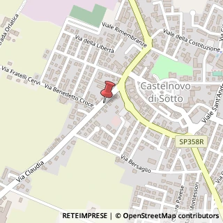 Mappa Via Claudia, 14, 42024 Castelnovo di Sotto, Reggio nell'Emilia (Emilia Romagna)