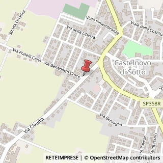 Mappa Via Claudia, 10, 42024 Castelnovo di Sotto, Reggio nell'Emilia (Emilia Romagna)