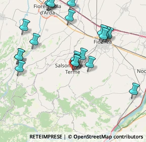 Mappa Via Marzabotto, 43039 Salsomaggiore Terme PR, Italia (8.9605)