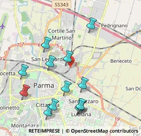 Mappa Viale Ildebrando Cocconi, 43122 Parma PR, Italia (2.19846)