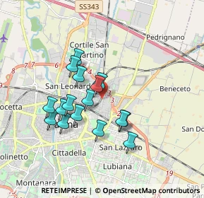 Mappa Viale Ildebrando Cocconi, 43122 Parma PR, Italia (1.50375)