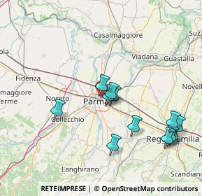Mappa Viale Ildebrando Cocconi, 43122 Parma PR, Italia (15.63667)