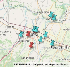 Mappa Via Cocconi Via Venezia, 43122 Parma PR, Italia (10.80091)