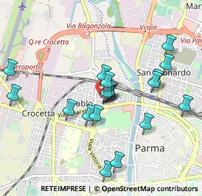 Mappa Via B e Latino Barilli Cecrope, 43126 Parma PR, Italia (0.8595)