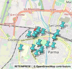 Mappa Via B e Latino Barilli Cecrope, 43126 Parma PR, Italia (0.824)