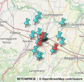 Mappa Via B e Latino Barilli Cecrope, 43126 Parma PR, Italia (9.2415)