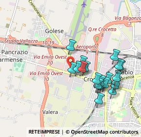 Mappa Via Urbano Rattazzi, 43126 Parma PR, Italia (0.926)