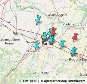 Mappa Via Urbano Rattazzi, 43126 Parma PR, Italia (9.98846)