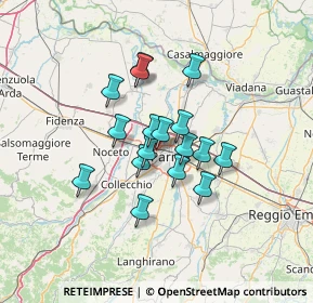 Mappa Via Urbano Rattazzi, 43126 Parma PR, Italia (9.70412)