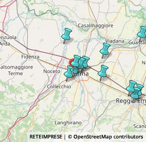 Mappa Via Urbano Rattazzi, 43126 Parma PR, Italia (14.0375)