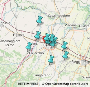 Mappa Via Urbano Rattazzi, 43126 Parma PR, Italia (8.90455)