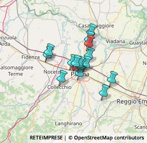 Mappa Via Urbano Rattazzi, 43126 Parma PR, Italia (8.35733)