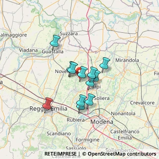 Mappa Piazza Giosuè Carducci, 42010 Rio Saliceto RE, Italia (9.85417)