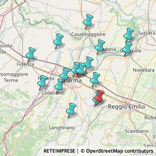 Mappa Via Mario Fantelli, 43122 Parma PR, Italia (13.92)