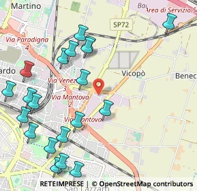 Mappa Via Mario Fantelli, 43122 Parma PR, Italia (1.303)