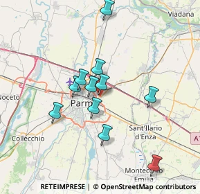 Mappa Via Mario Fantelli, 43122 Parma PR, Italia (6.12)