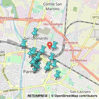 Mappa Via Rimini, 43122 Parma PR, Italia (0.93)