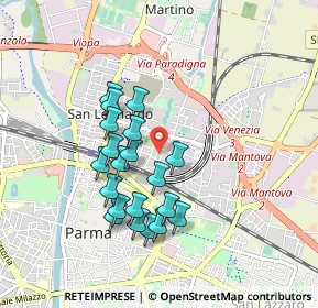 Mappa Via Rimini, 43122 Parma PR, Italia (0.804)