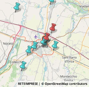 Mappa Via Rimini, 43122 Parma PR, Italia (5.93273)