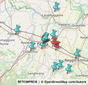Mappa Via Rimini, 43122 Parma PR, Italia (13.07857)