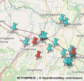Mappa Via Rimini, 43122 Parma PR, Italia (16.95842)