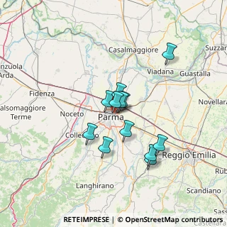 Mappa Via Rimini, 43122 Parma PR, Italia (10.44417)