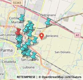 Mappa Strada Naviglia, 43122 Parma PR, Italia (1.9)