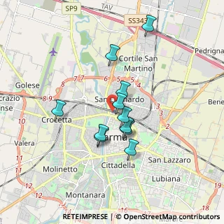 Mappa Parma Stazione, 43122 Parma PR, Italia (1.42909)
