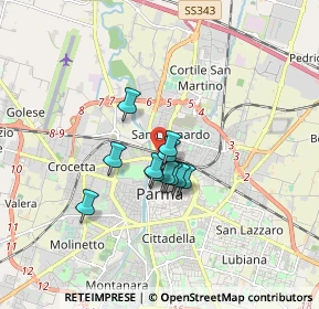 Mappa Parma Stazione, 43122 Parma PR, Italia (1.08)