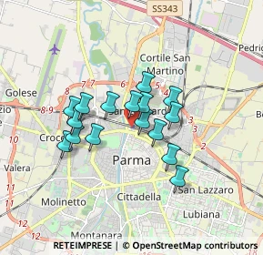 Mappa Parma Stazione, 43122 Parma PR, Italia (1.295)