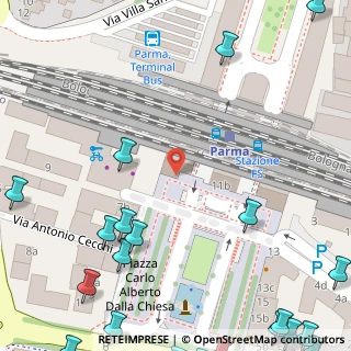 Mappa Parma Stazione, 43122 Parma PR, Italia (0.13174)