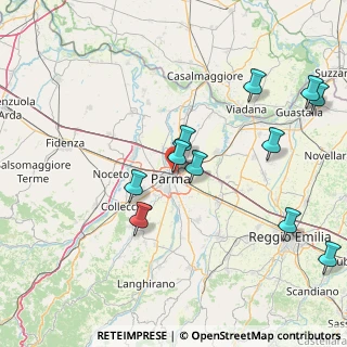 Mappa Via Ulisse Corazza, 43122 Parma PR, Italia (17.58636)