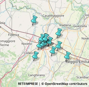 Mappa Via Bologna, 43122 Parma PR, Italia (7.43429)