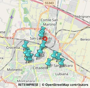 Mappa Via Bologna, 43122 Parma PR, Italia (1.66786)