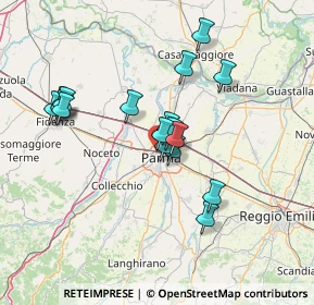 Mappa Via Lanfranco Giovanni, 43126 Parma PR, Italia (12.49118)